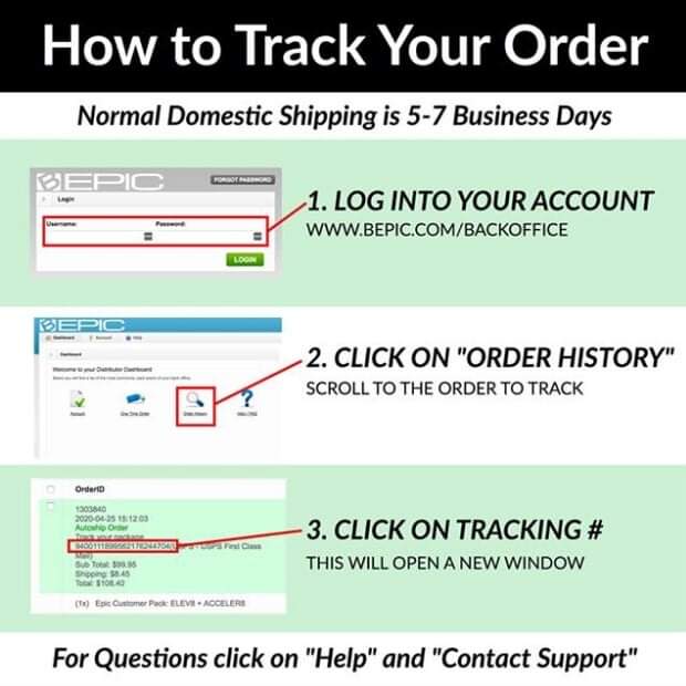 How to Track Bepic Order